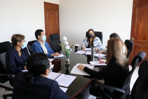 PRIMERA MAGISTRADA CCR JUNTO A EQUIPO T&Eacute;CNICO DE LA SECRETAR&Iacute;A T&Eacute;CNICA DEL CFR-SICA ABORDA POL&Iacute;TICA REGIONAL DE IGUALDAD Y EQUIDAD DE G&Eacute;NERO DEL SICA