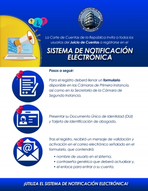 CCR LLAMA A INTERESADOS A REGISTRARSE EN EL SISTEMA DE NOTIFICACI&Oacute;N ELECTR&Oacute;NICA