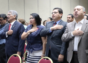 PRESIDENTE Y SEGUNDO MAGISTRADO DE LA CORTE DE CUENTAS ASISTEN A LA RENDICI&Oacute;N DE CUENTAS DEL CNJ