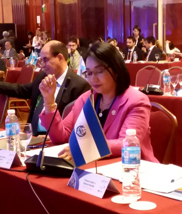 PRESIDENTE CARMEN ELENA RIVAS EJEMPLO DE LIDERAZGO FEMENINO EN EFS DE LA REGI&Oacute;N