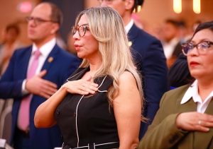 Presidenta y Magistrados asisten a acreditaci&oacute;n de Diputados de la Asamblea Legislativa