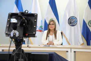 Primera Magistrada modera videoconferencia sobre fiscalizaci&oacute;n de la gesti&oacute;n de desastres