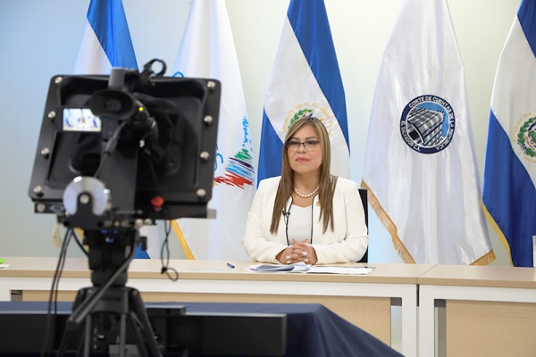 Primera Magistrada modera videoconferencia sobre fiscalizaci&oacute;n de la gesti&oacute;n de desastres