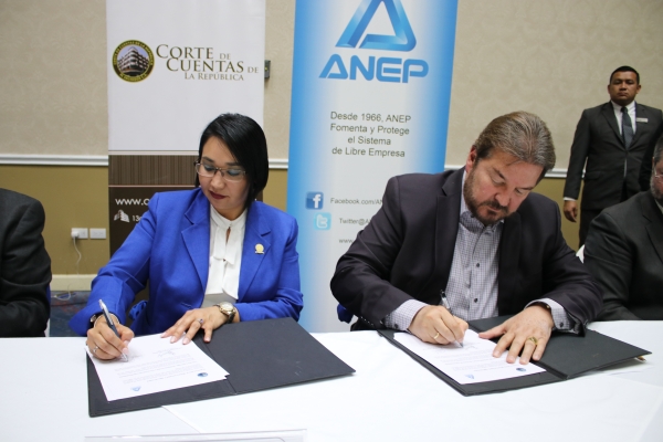 CORTE DE CUENTAS Y ANEP FIRMAN CONVENIO DE COOPERACI&Oacute;N PARA MEJORAR CLIMA DE INVERSI&Oacute;N Y FORTALECER MEJORA REGULATORIA