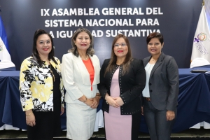 PRESIDENTA EN FUNCIONES ASISTE A LA IX ASAMBLEA GENERAL DEL SISTEMA NACIONAL PARA LA IGUALDAD SUSTANTIVA
