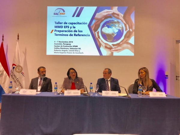 PRESIDENTE DE CORTE DE CUENTAS DE EL SALVADOR INAUGURA ENCUENTRO INTERNACIONAL EN PARAGUAY