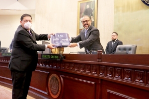 PRESENTAN INFORME DE LABORES 2021 ANTE EL PLENO LEGISLATIVO