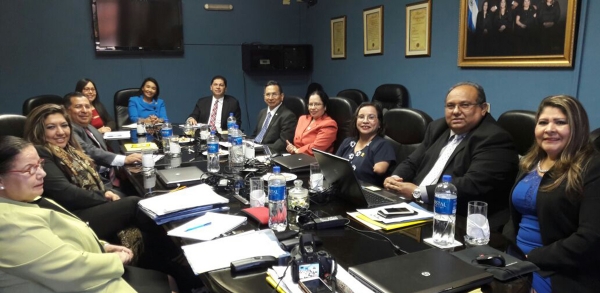 ORGANISMO DE DIRECCI&Oacute;N DE LA CORTE DE CUENTAS SOSTIENE REUNI&Oacute;N CON EL PLENO DEL CNJ