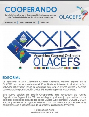 BOLET&Iacute;N DE LA OLACEFS INFORMA SOBRE TRABAJO DE LA CCR
