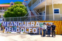CCR inspecciona reparaci&oacute;n del muelle de Meanguera